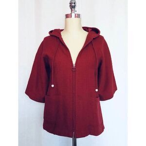 Built by Wendy Women’s XS Hooded Zip Front Jacket